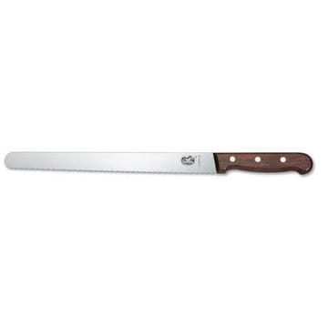 Victorinox skinkekniv bølget blad - Trehandtak - Victorinox