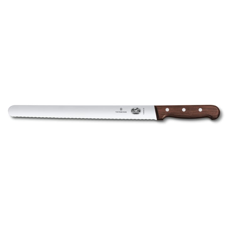 Victorinox skinkekniv bølgetannet 30 cm, Furu Victorinox