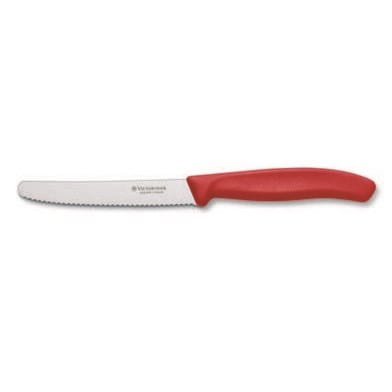 Victorinox tomatkniv bølgetannet 11 cm - Rød - Victorinox