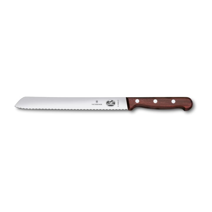 Wood knivsett brødkniv og kokkekniv, Rustfritt stål-lønn Victorinox