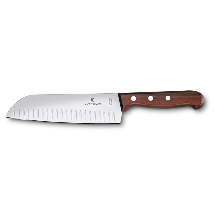 Wood santokukniv olivenslipt 17 cm, Rustfritt stål-lønn Victorinox