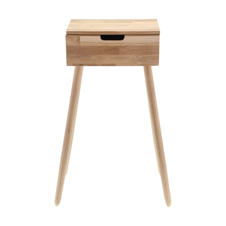Ebern sidebord 30x40 cm, Massiv eik hvitoljet Villa Collection