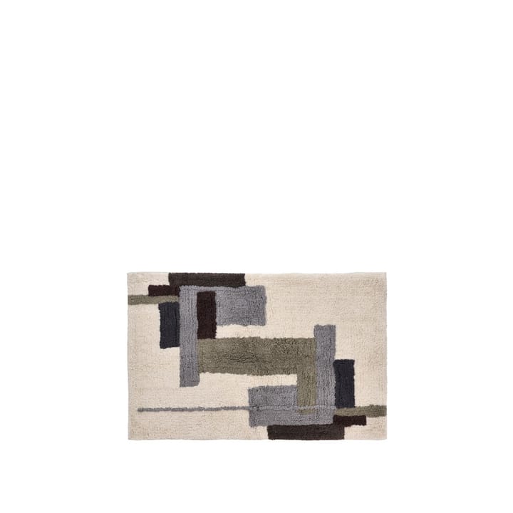 Laerk gulvteppe, Grå/offwhite, 70x110 cm Villa Collection