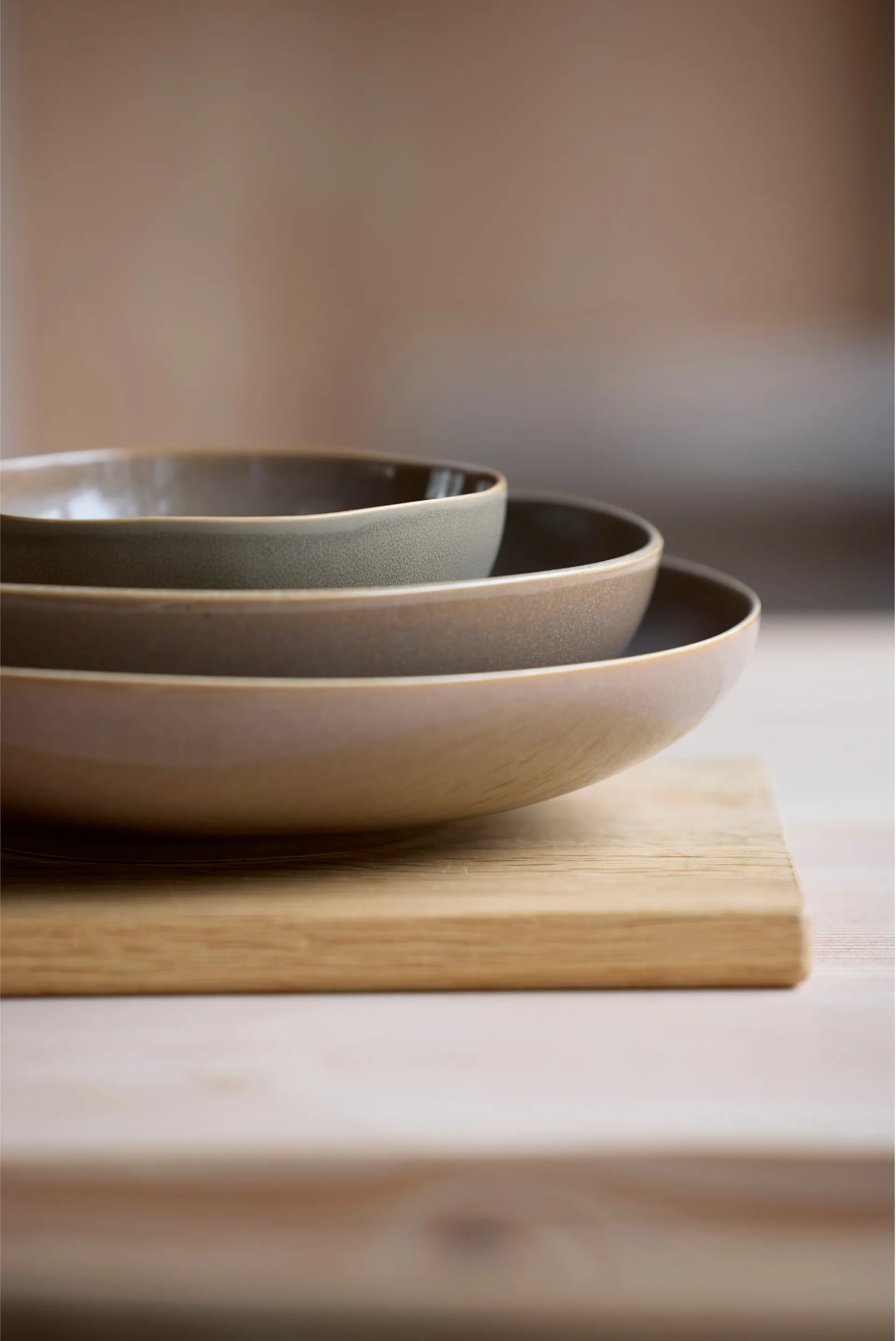 Shoku salatskål Ø28 cm, Warm Brown Villa Collection