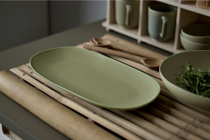 Shoku serveringsfat 18x34 cm., Pure Green Villa Collection