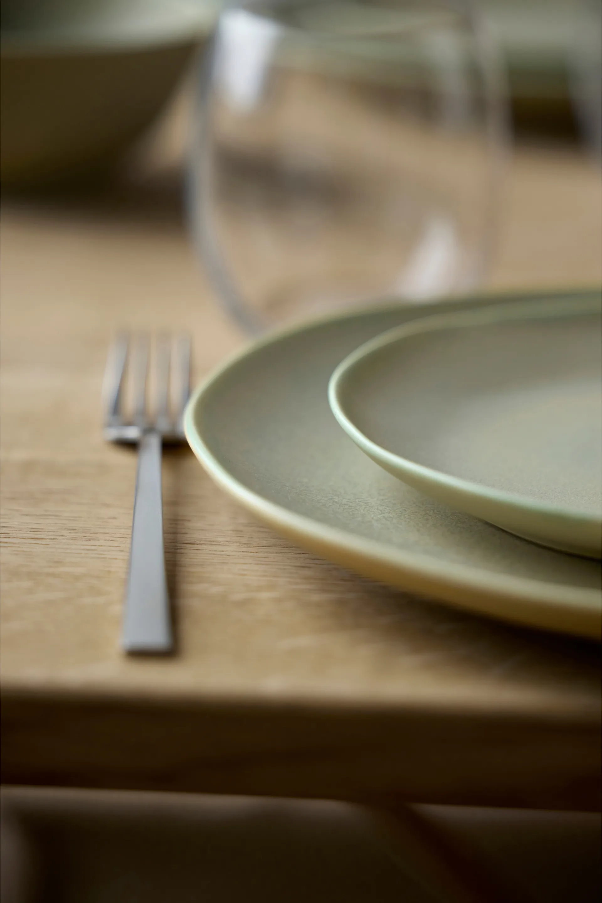 Shoku tallerken Ø20 cm, Pure Green Villa Collection