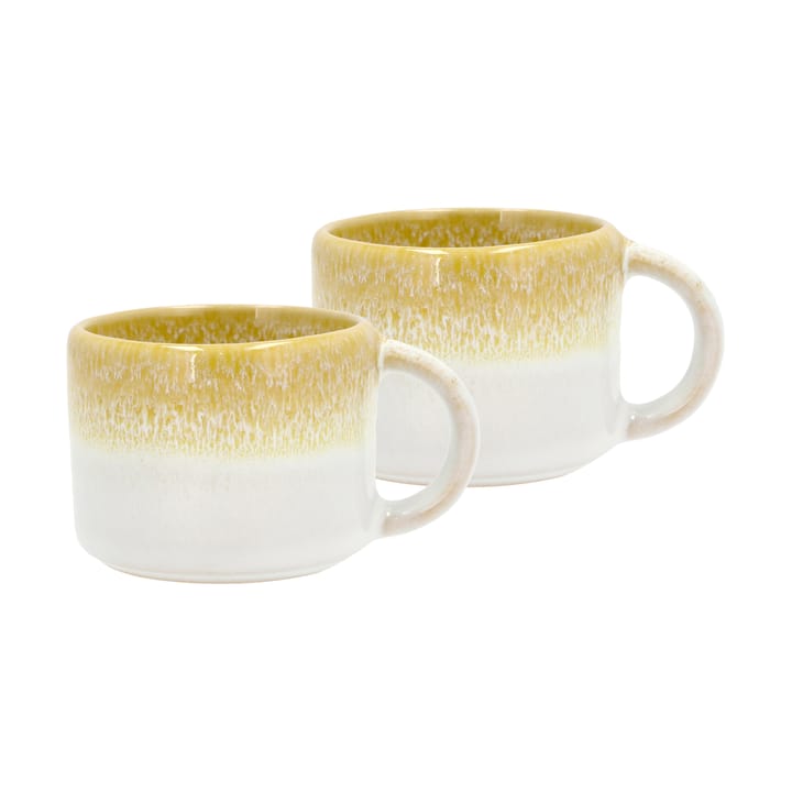 Styles espressokopp 8 cl 2-pakn., Yellow-cream white Villa Collection
