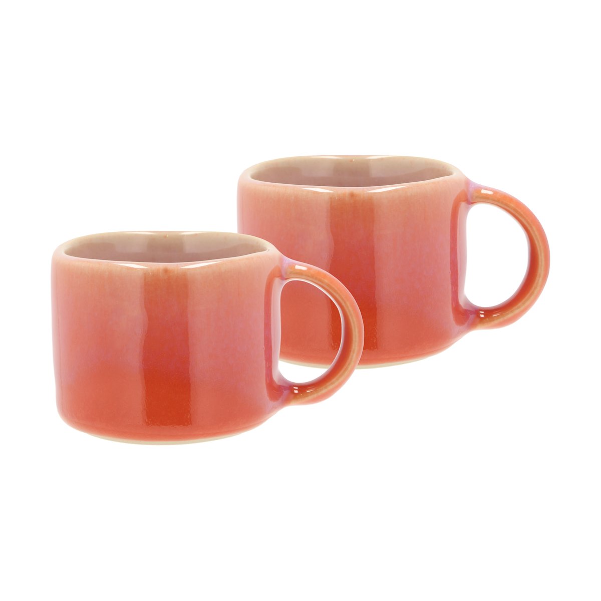 Villa Collection Styles espressokopp 8 cl 2-pk Lilla-oransje