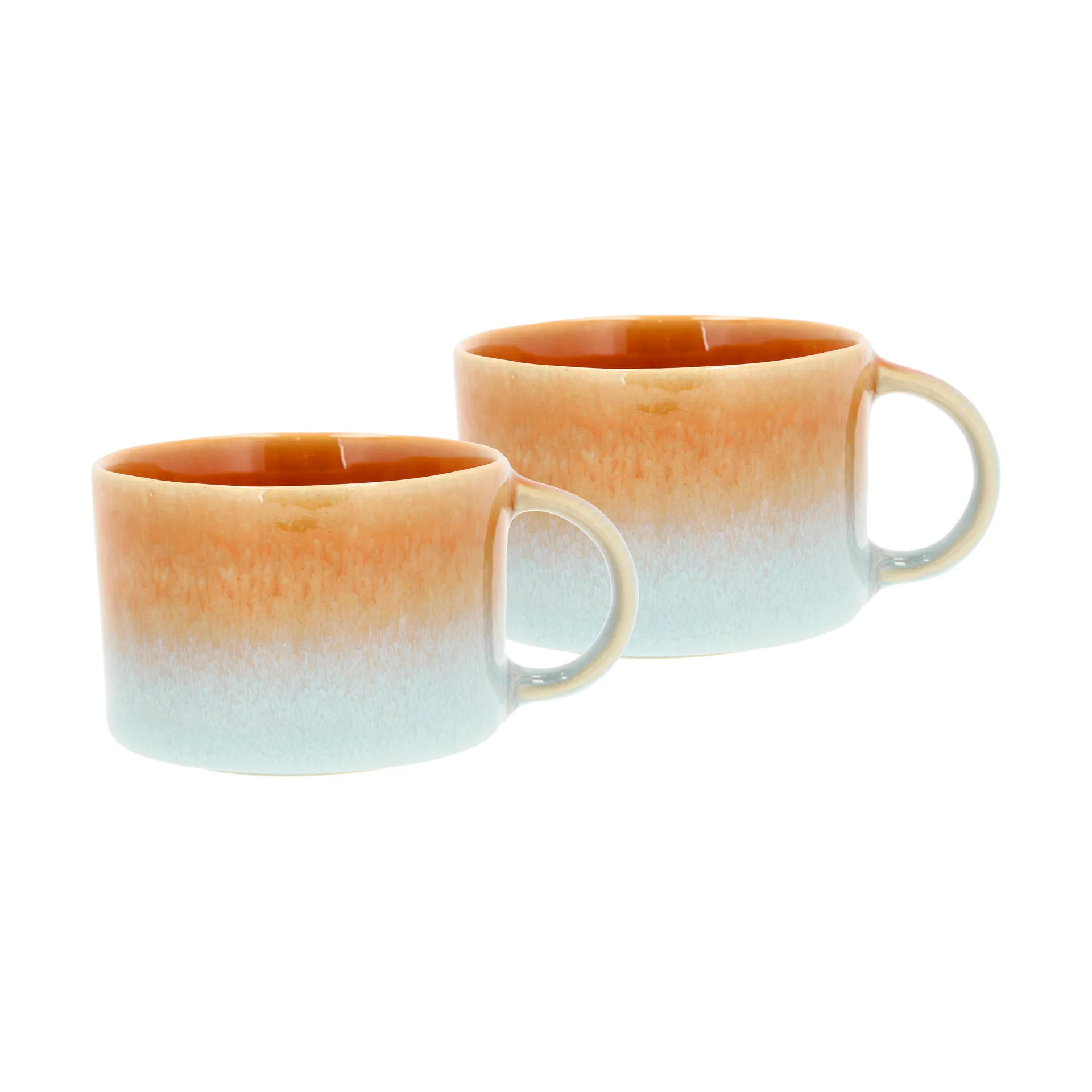 Styles kopp med hank 16 cl 2-pk, Blue-amber Villa Collection