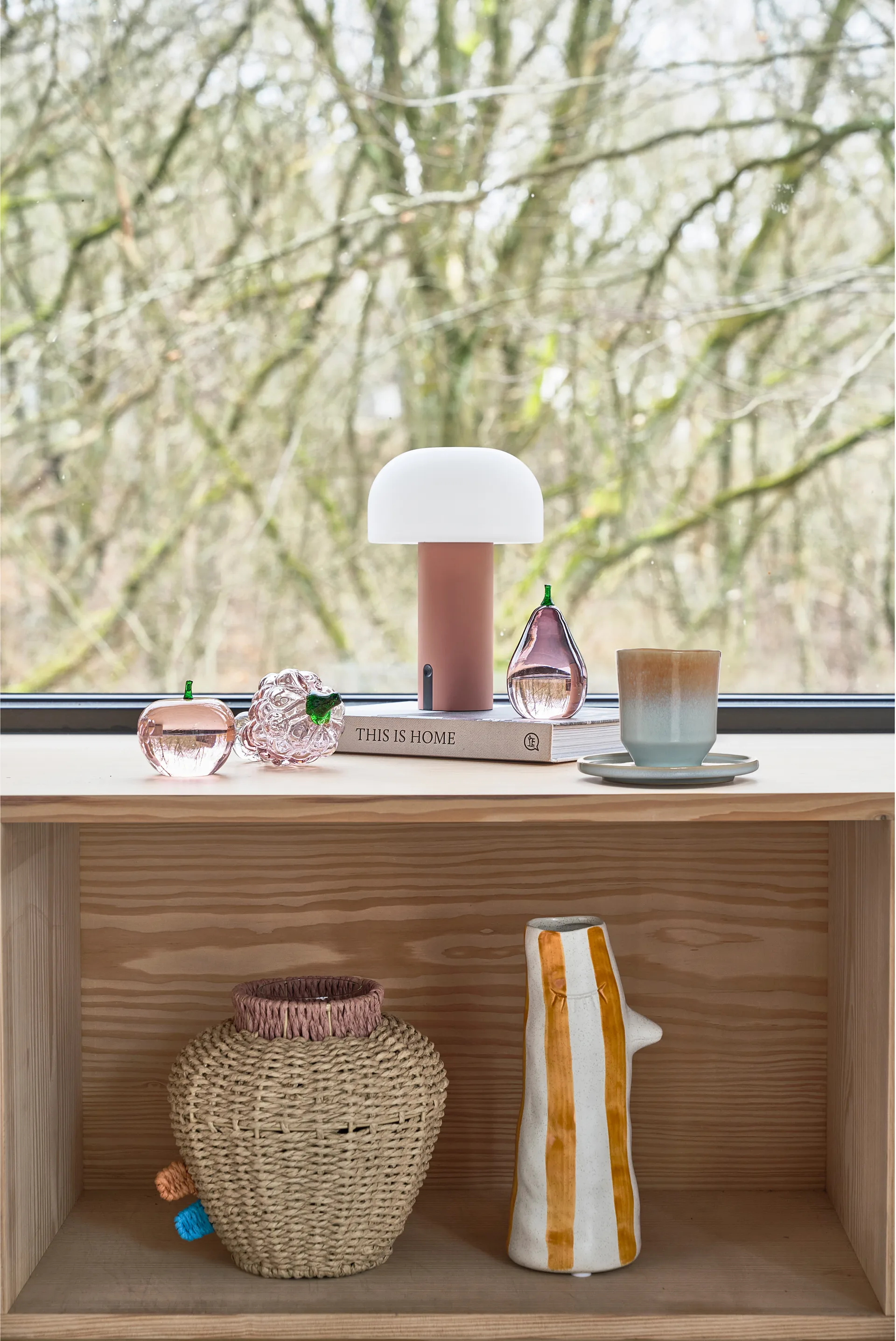 Styles LED-lampe bærbar Ø15 cm, Pink Villa Collection