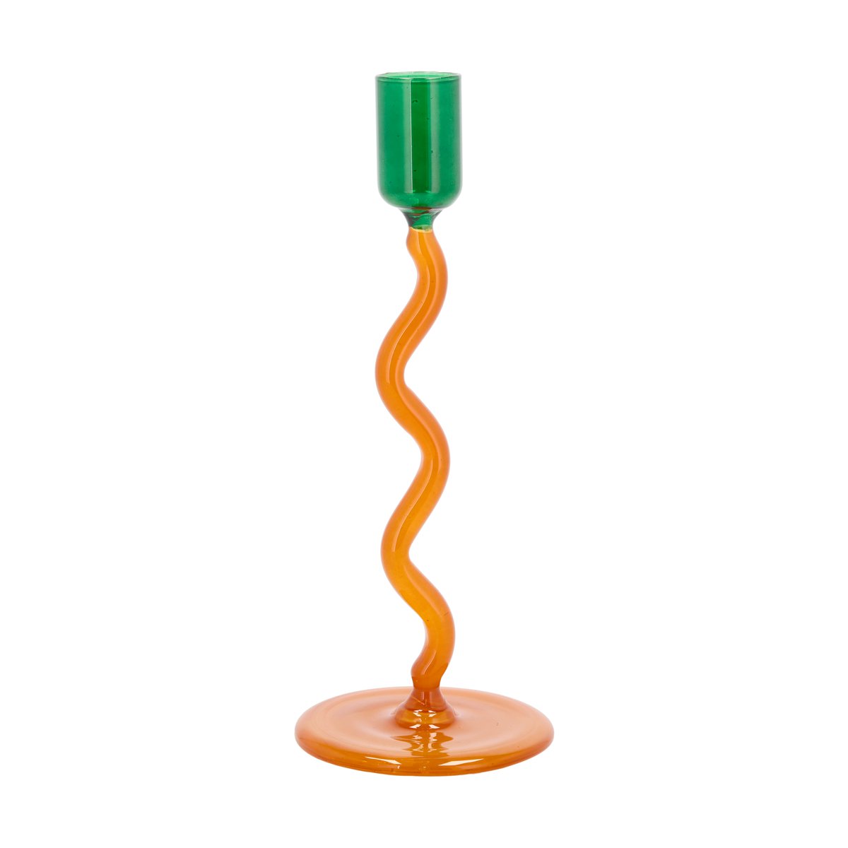 Villa Collection Styles lysestake 19,6 cm Green-amber