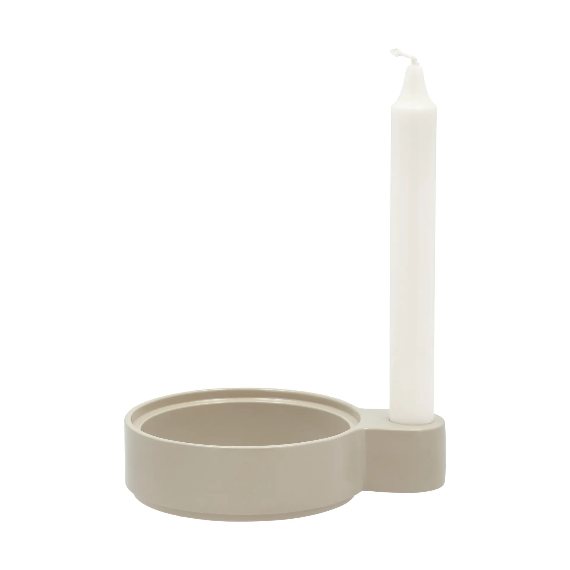 Styles lysestake 3,6x16 cm, Sand-aluminium Villa Collection