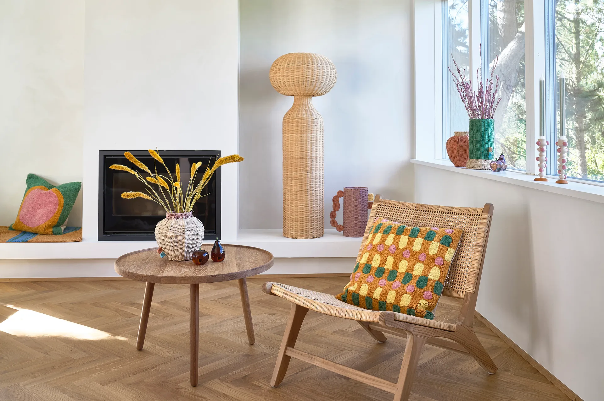 Styles pute 45 x 45 cm, Rose Villa Collection