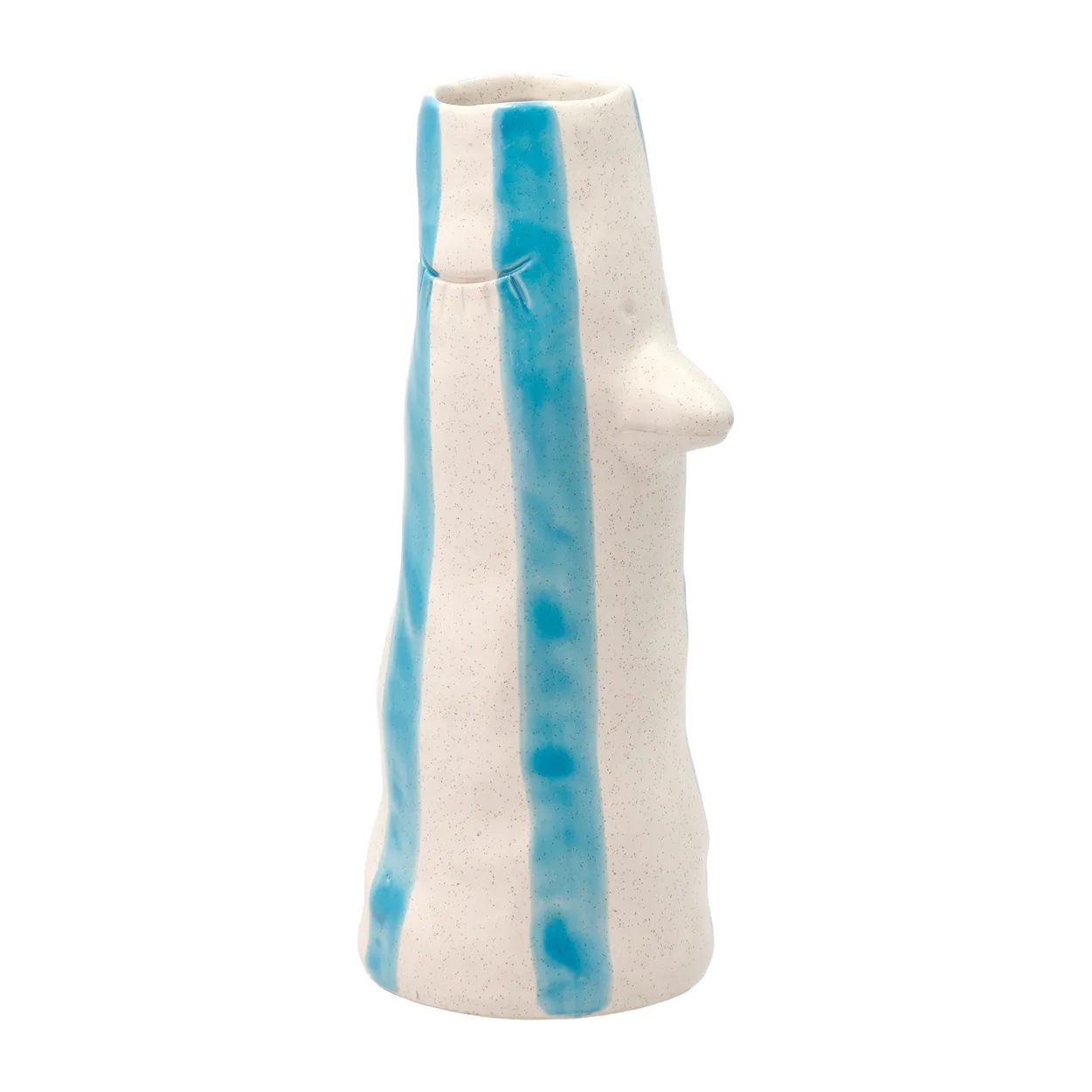 Villa Collection Styles vase med nebb og øyevipper 26 cm Blue