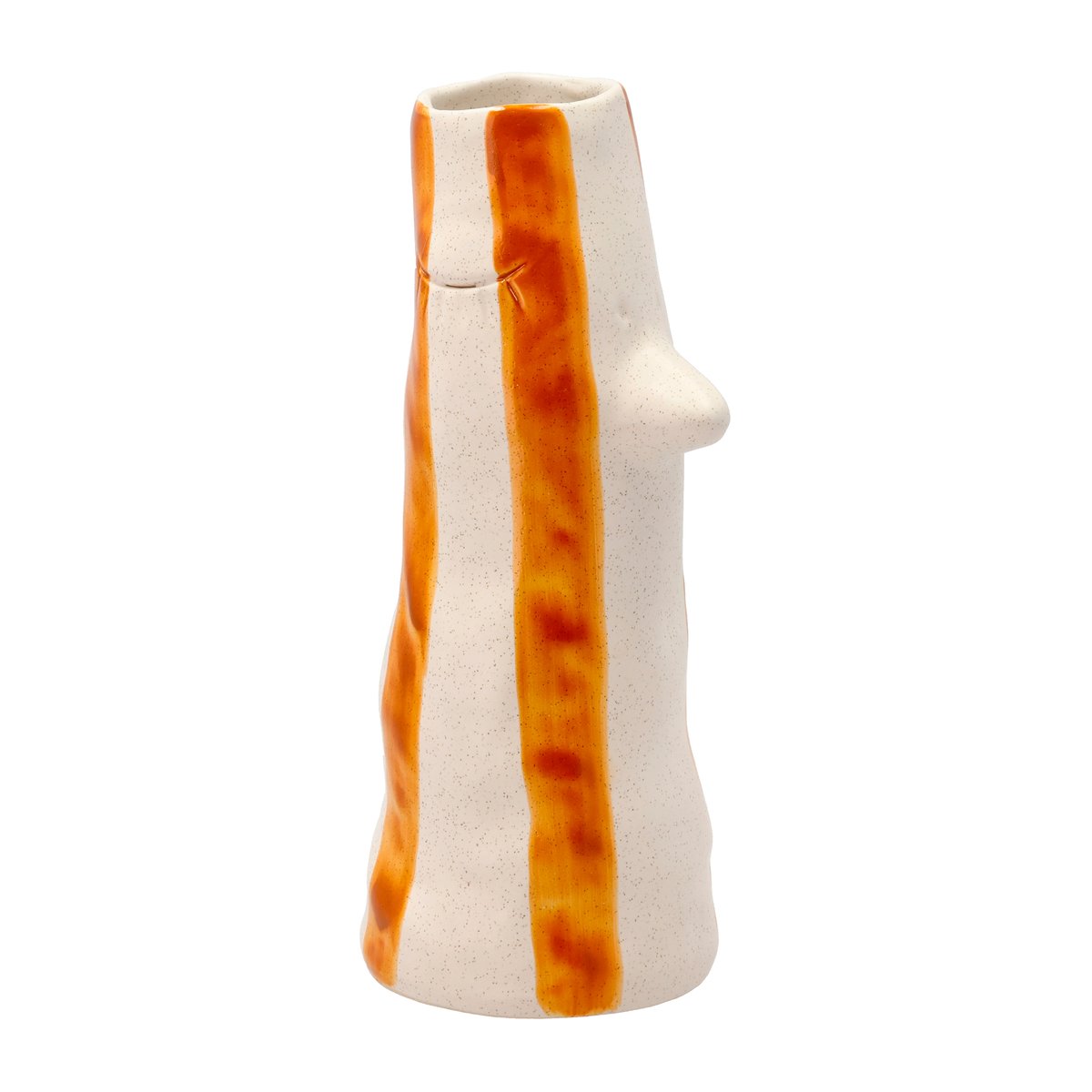 Villa Collection Styles vase med nebb og øyevipper 26 cm Brown