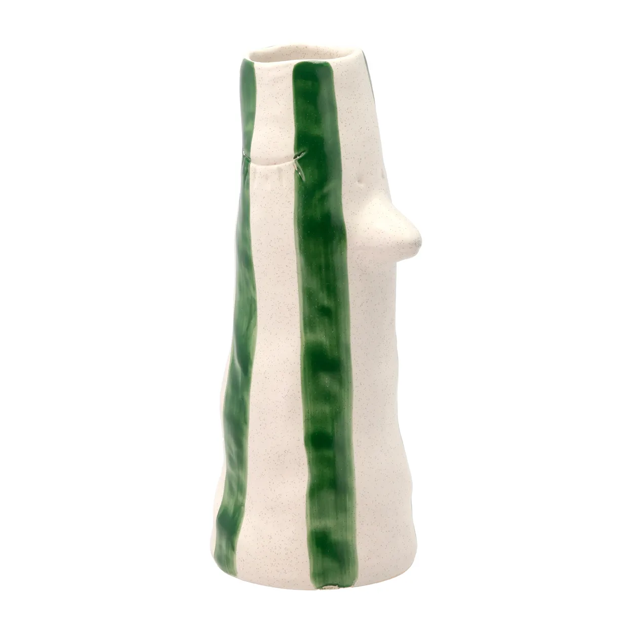 Villa Collection Styles vase med nebb og øyevipper 26 cm Green