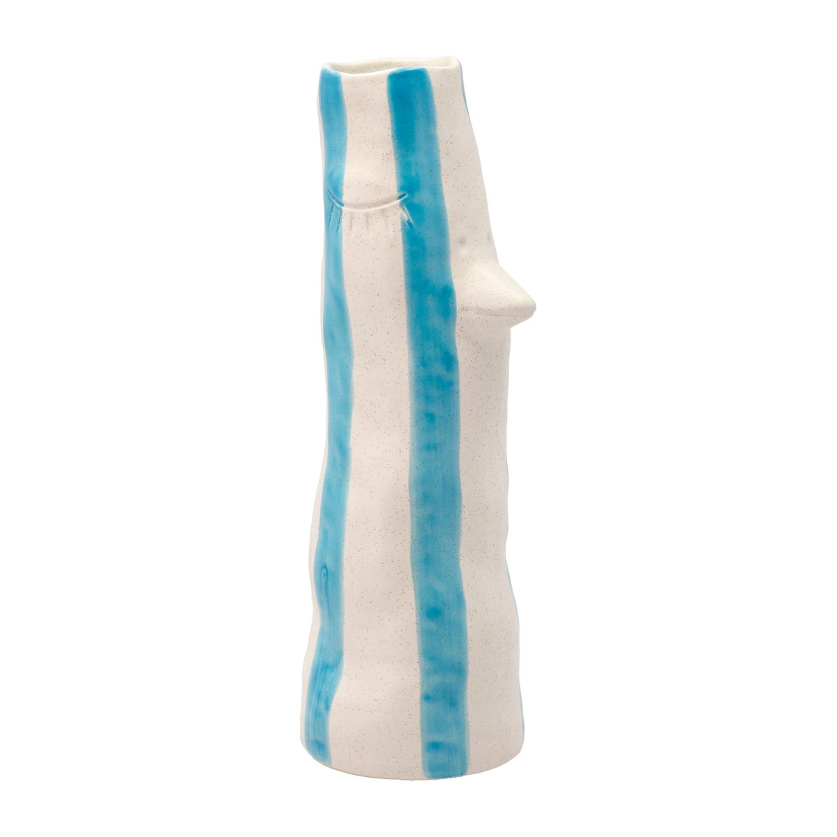 Villa Collection Styles vase med nebb og øyevipper 34 cm Blue