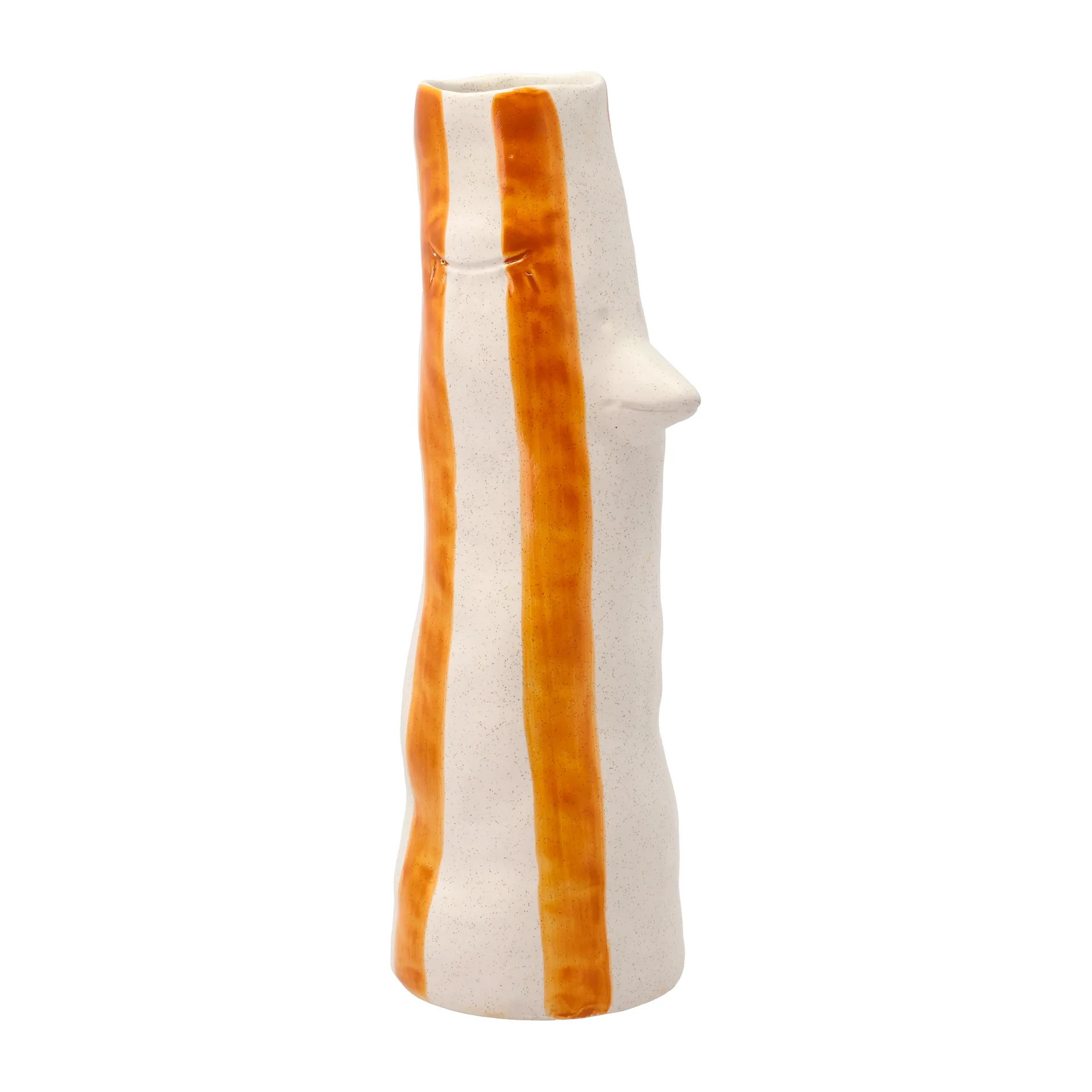 Styles vase med nebb og øyevipper 34 cm, Brown  Villa Collection
