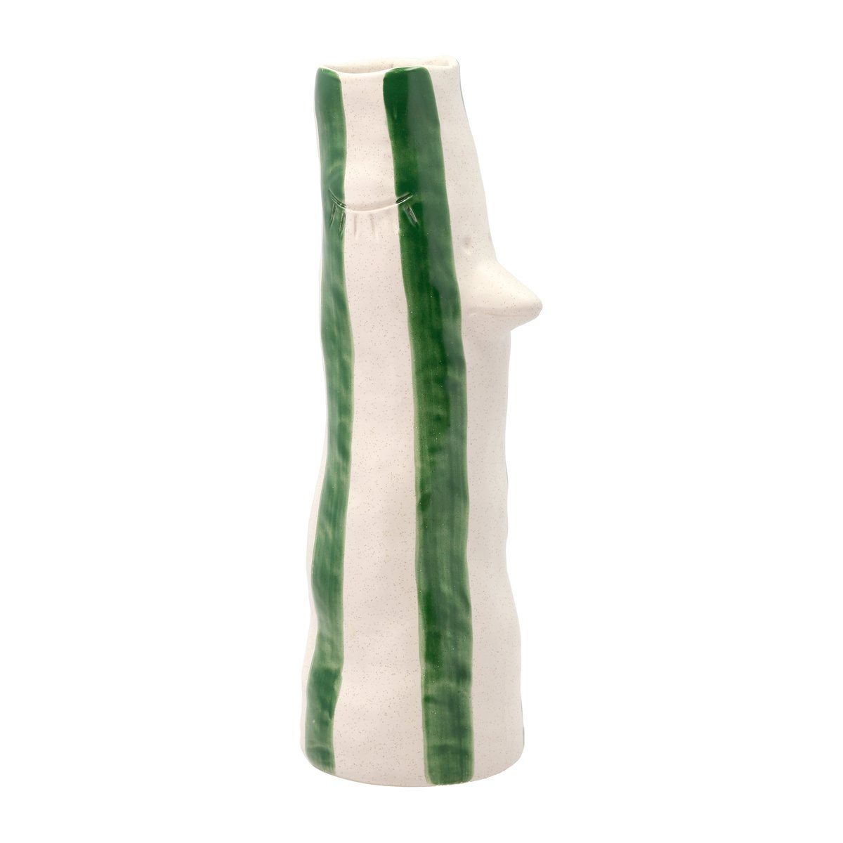Villa Collection Styles vase med nebb og øyevipper 34 cm Green