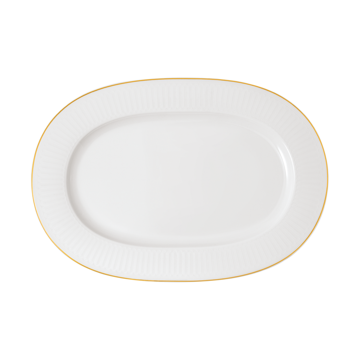 Villeroy & Boch Château Septfontaines serveringsfat 28,5 x 41,5 cm Hvit-gull