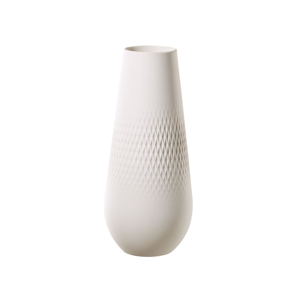 Villeroy & Boch Collier Blanc Carre vase høy