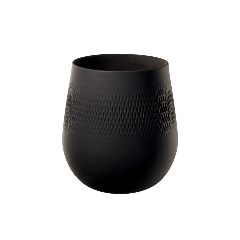 Villeroy & Boch Collier Noir Carre vase stor