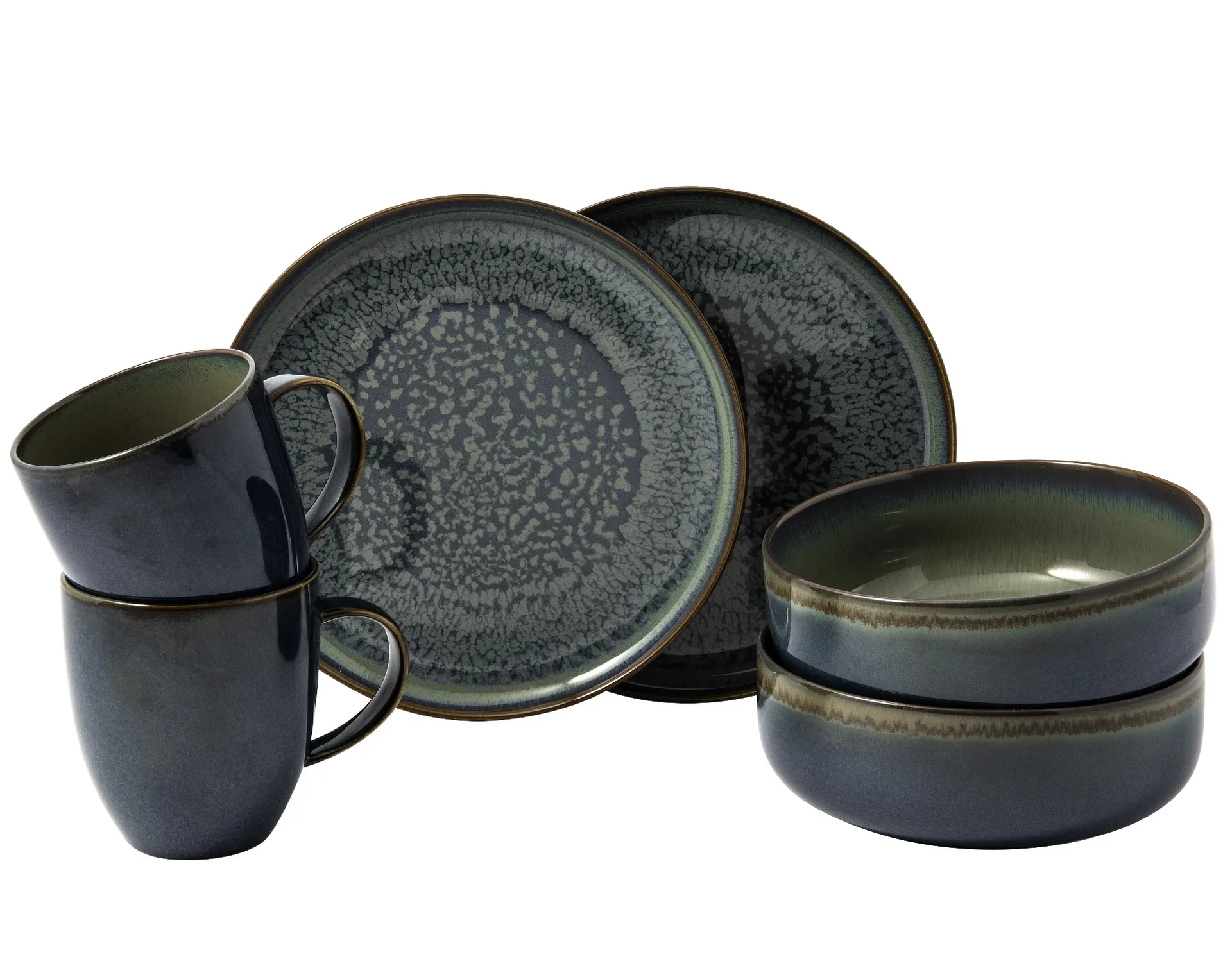 Crafted Breeze frokostsett 6 deler, Grey-blue Villeroy & Boch