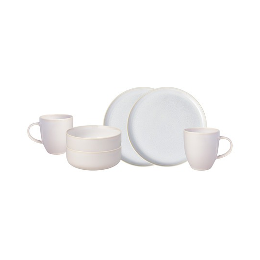 Villeroy & Boch Crafted Cotton servisesett 6 deler Hvit