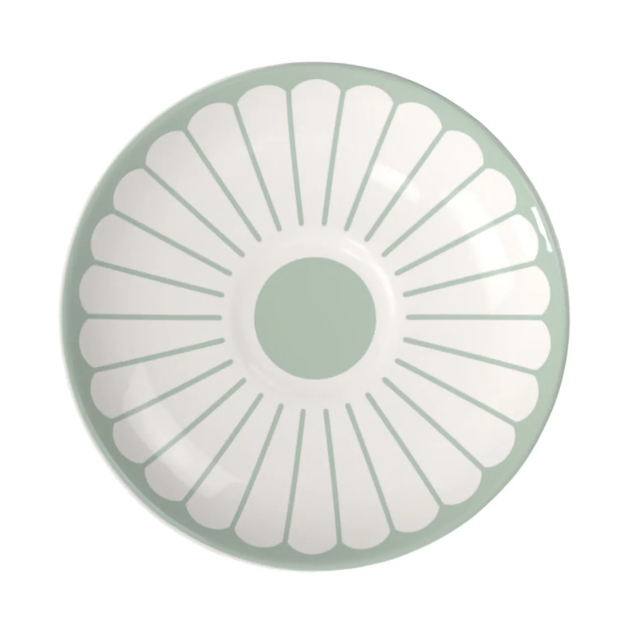 Villeroy & Boch Fleu tallerken til espressokopp Ø11,7 cm White-green