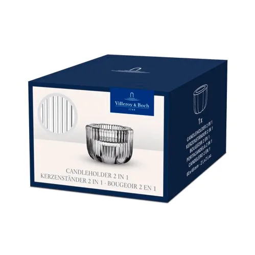 Fleur 2 i 1 lyslykt, Transparent, Ø6,3 cm Villeroy & Boch