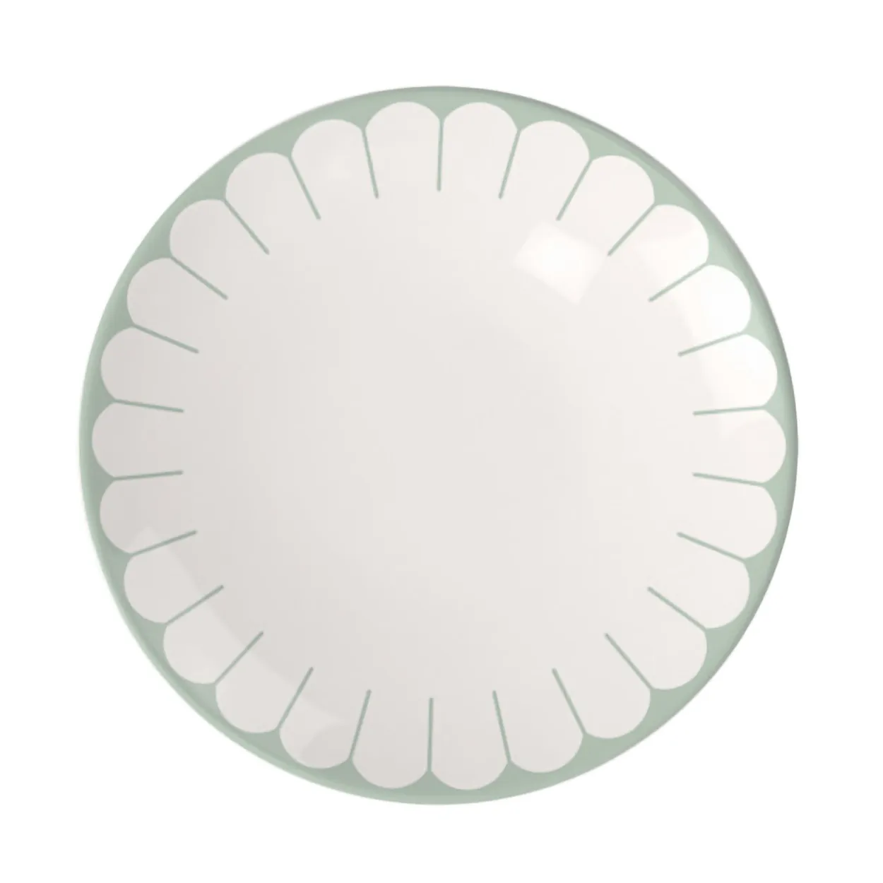Villeroy & Boch Fleur tallerken Ø21 cm White-green