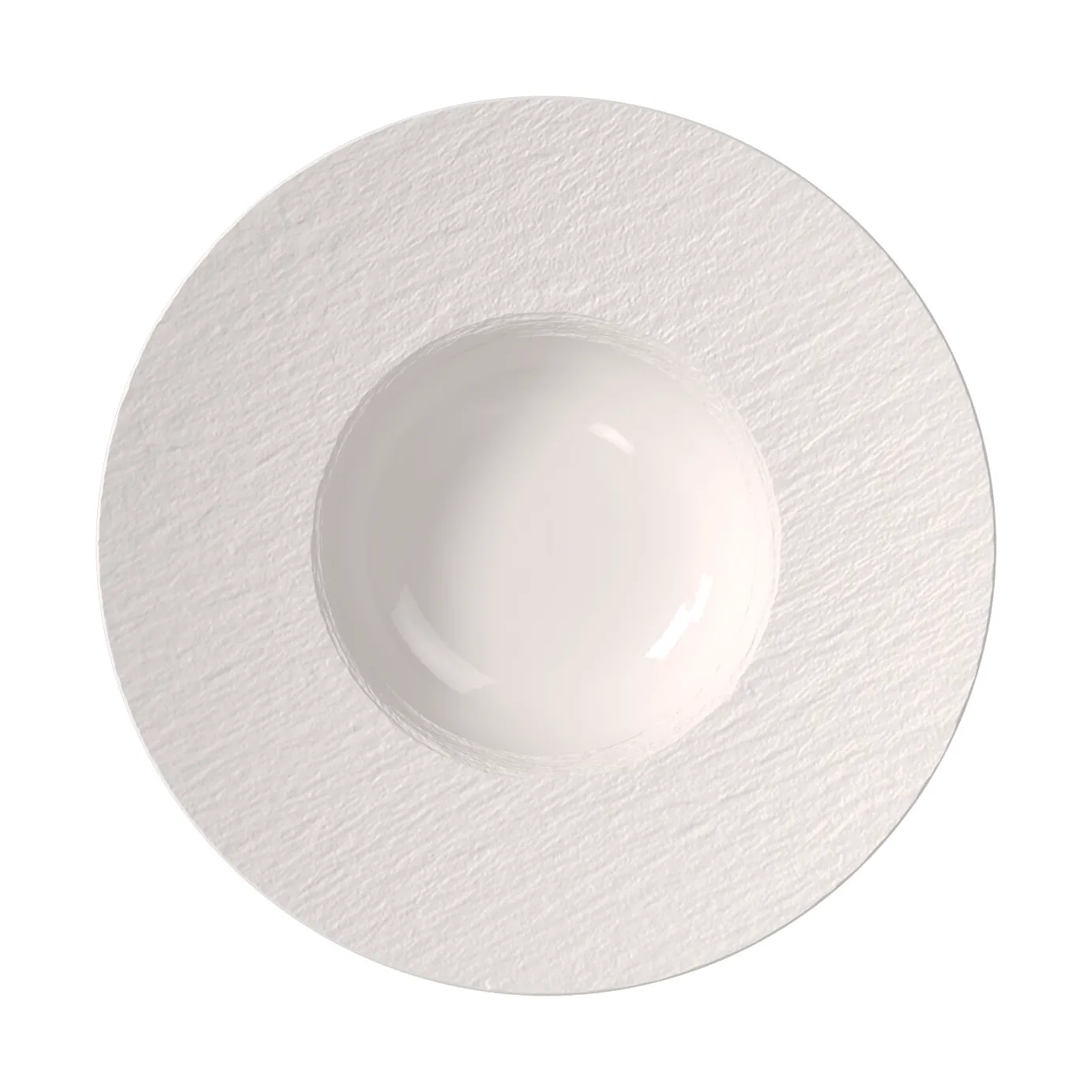 Villeroy & Boch Manufacture Ice pastatallerken Hvit, Ø28 cm