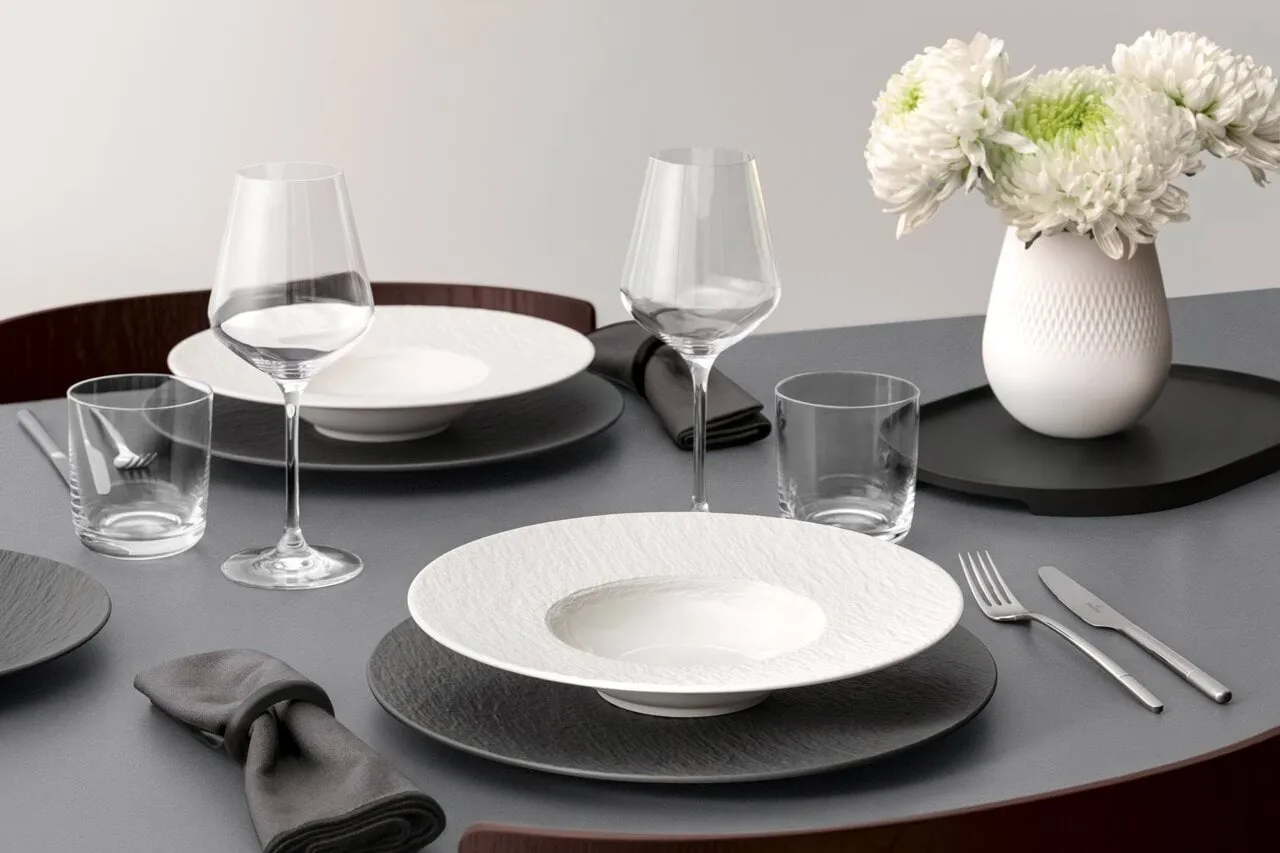 Manufacture Ice pastatallerken, Hvit, Ø28 cm Villeroy & Boch