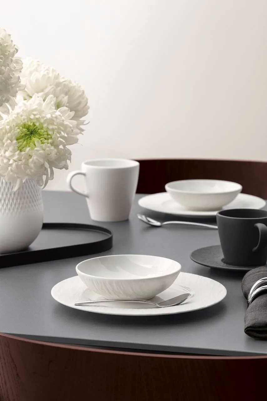 Manufacture Ice tallerken, Hvit, Ø21,7 cm Villeroy & Boch