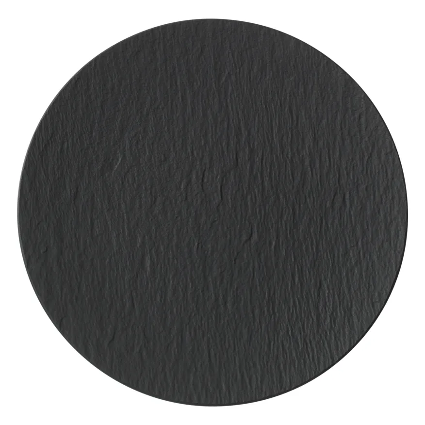 Villeroy & Boch Manufacture Rock Gourmet tallerken Ø32 cm svart