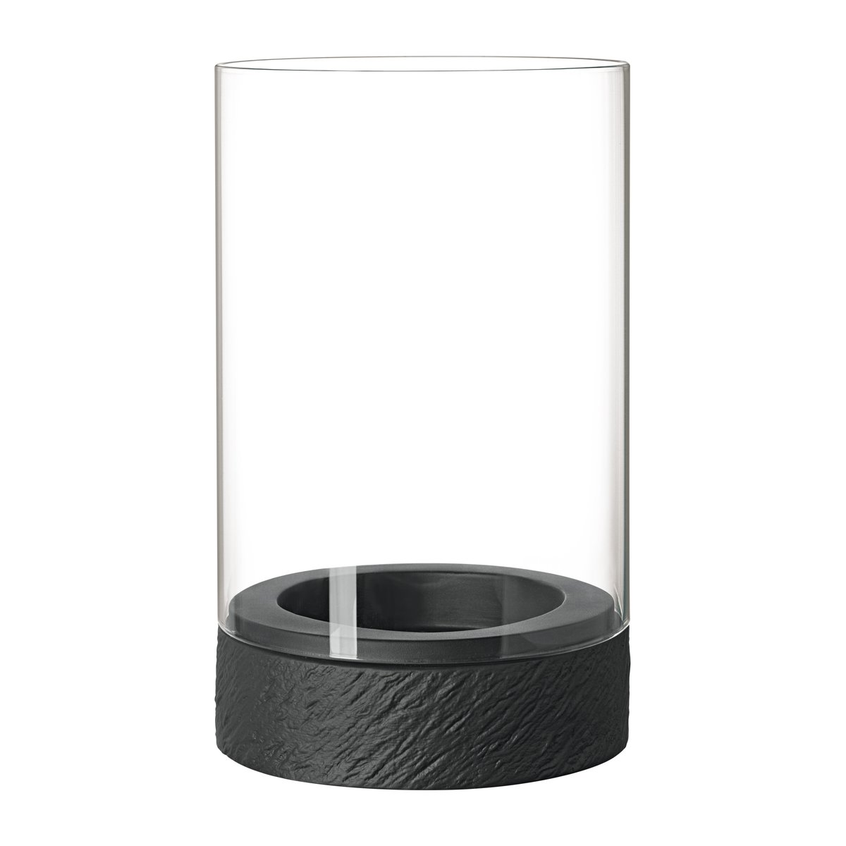 Villeroy & Boch Manufacture Rock Home Hurricane lyslykt L Svart