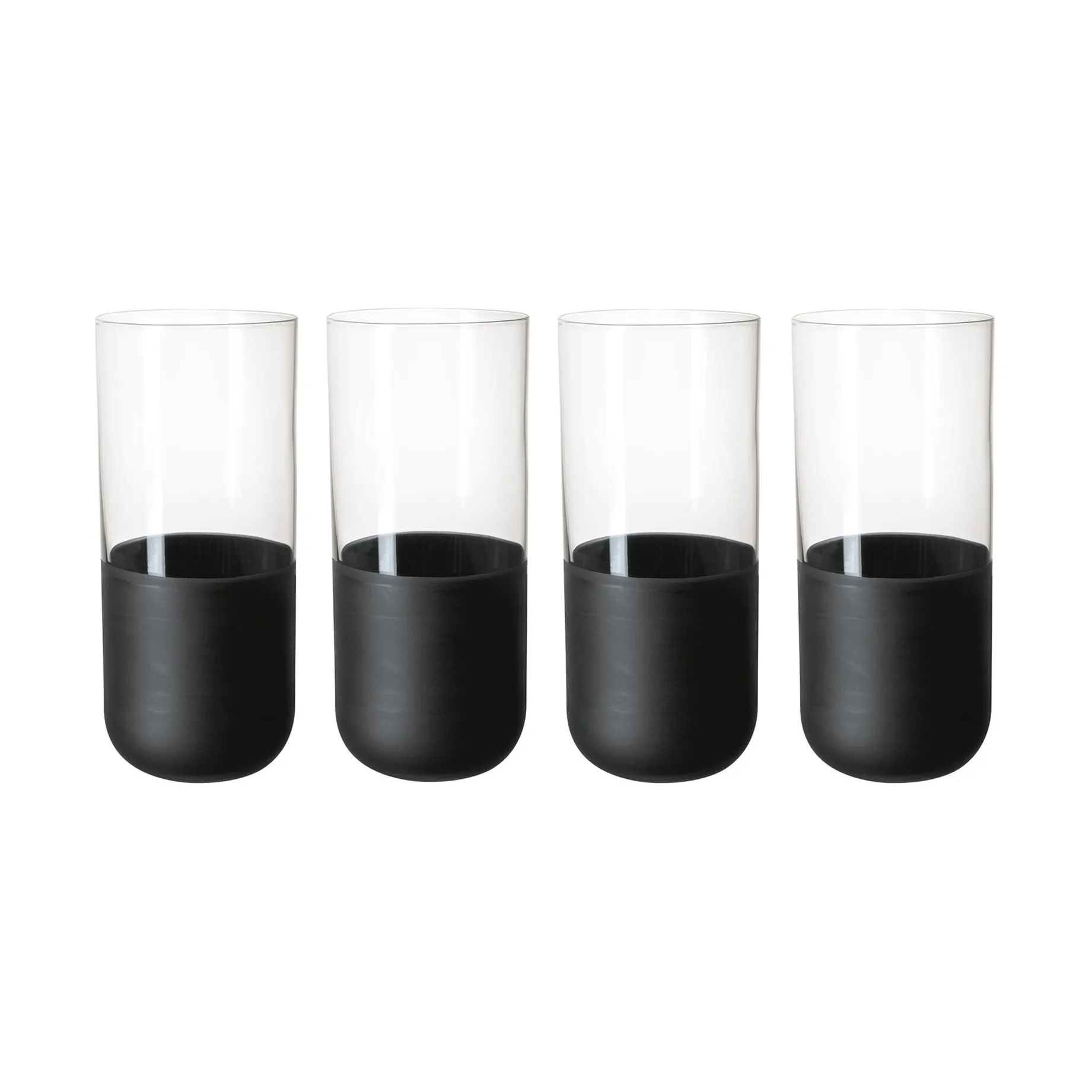 Manufacture Rock Long Drink glass 30 cl 4-pk, Clear Villeroy & Boch