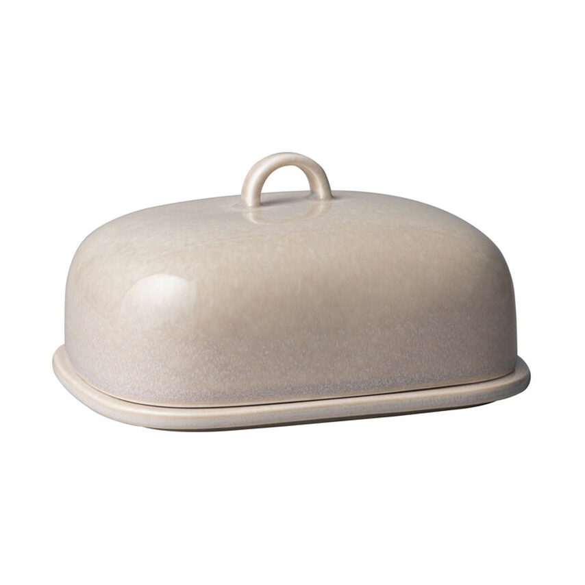 Villeroy & Boch Perlemor Home smørboks 15,5x12,5 cm Beige