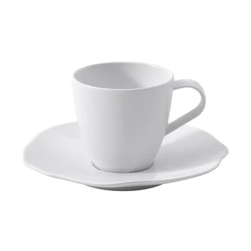 Pura espressokopp med skål - Hvit, 2 deler - Villeroy & Boch
