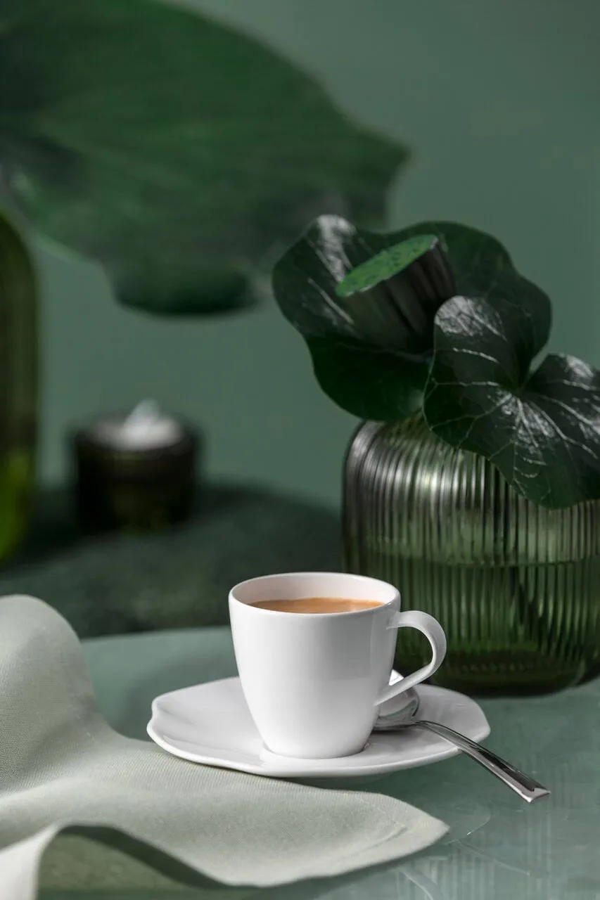 Pura espressokopp med skål, Hvit, 2 deler Villeroy & Boch