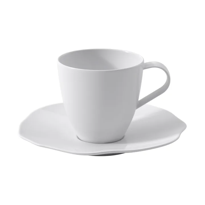 Pura kopp med skålunderlag - Hvit, 2 deler - Villeroy & Boch
