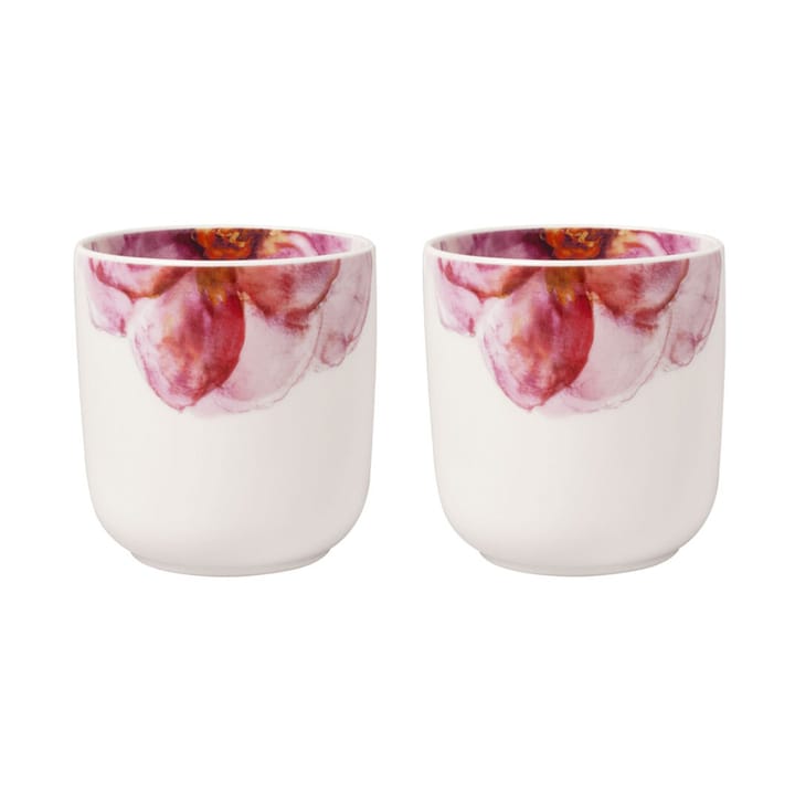 Rose Garden kopp 29 cl 2-pakning - Hvit - Villeroy & Boch