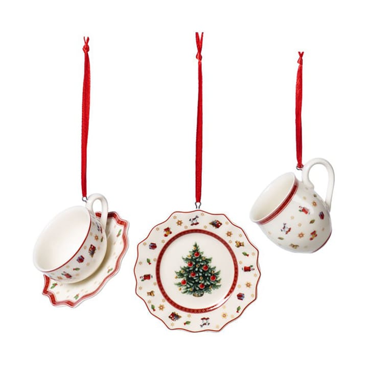 Toy's Delight juletreanheng servisesett 3 deler, Hvit Villeroy & Boch