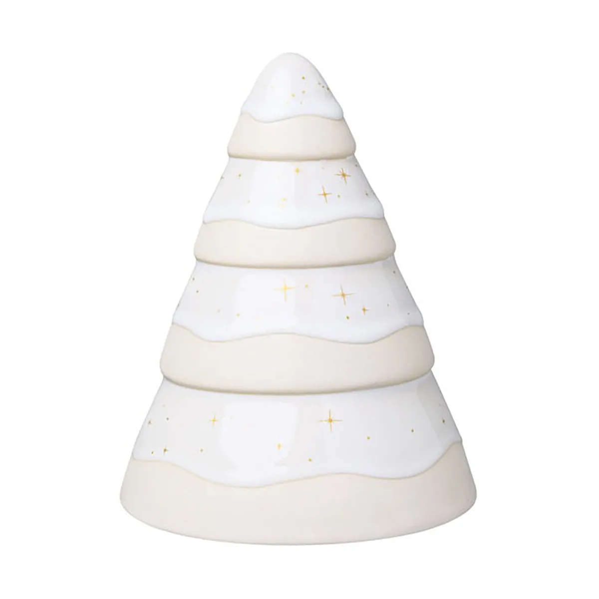 Winter Glow dekorasjon juletre 14 cm, Hvit-beige Villeroy & Boch