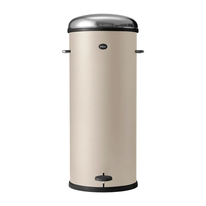 Vipp17 pedalbøtte 30 l - Beige - Vipp