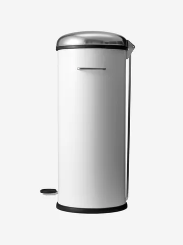 Vipp17 pedalbøtte 30 l - Hvit - Vipp