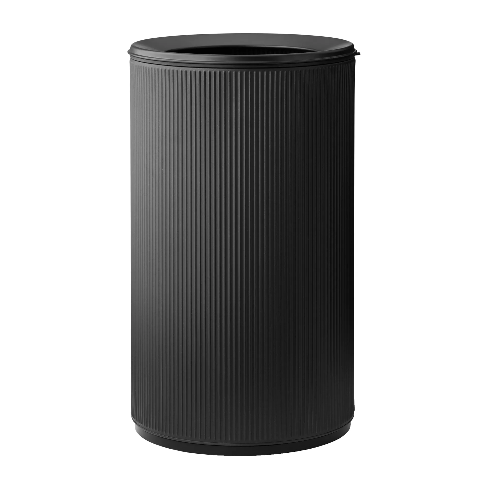 Vipp19 papirkurv med kant 60 l, Svart Vipp