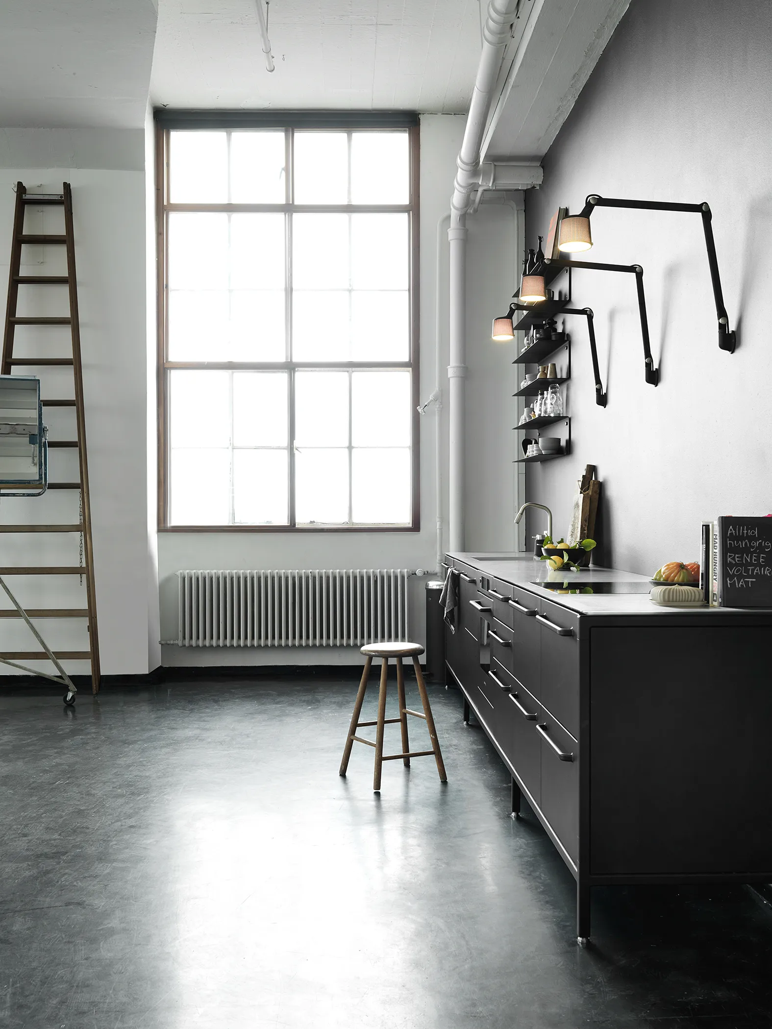 Vipp522 vegglampe, Svart Vipp
