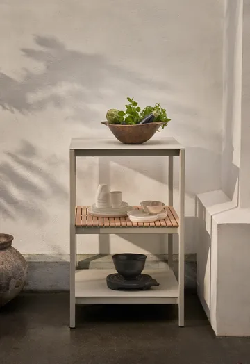Vipp740 Open-Air kjøkkenmodul small - Warm grey, 59x59x93 cm - Vipp