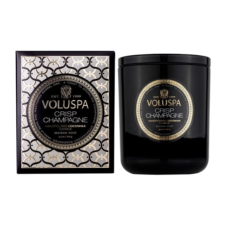 Classic Maison Noir duftlys 60 timer, Crisp Champagne Voluspa